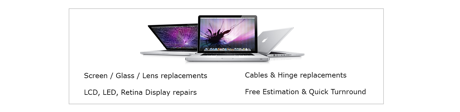 macbook screen replacement, glass replacement